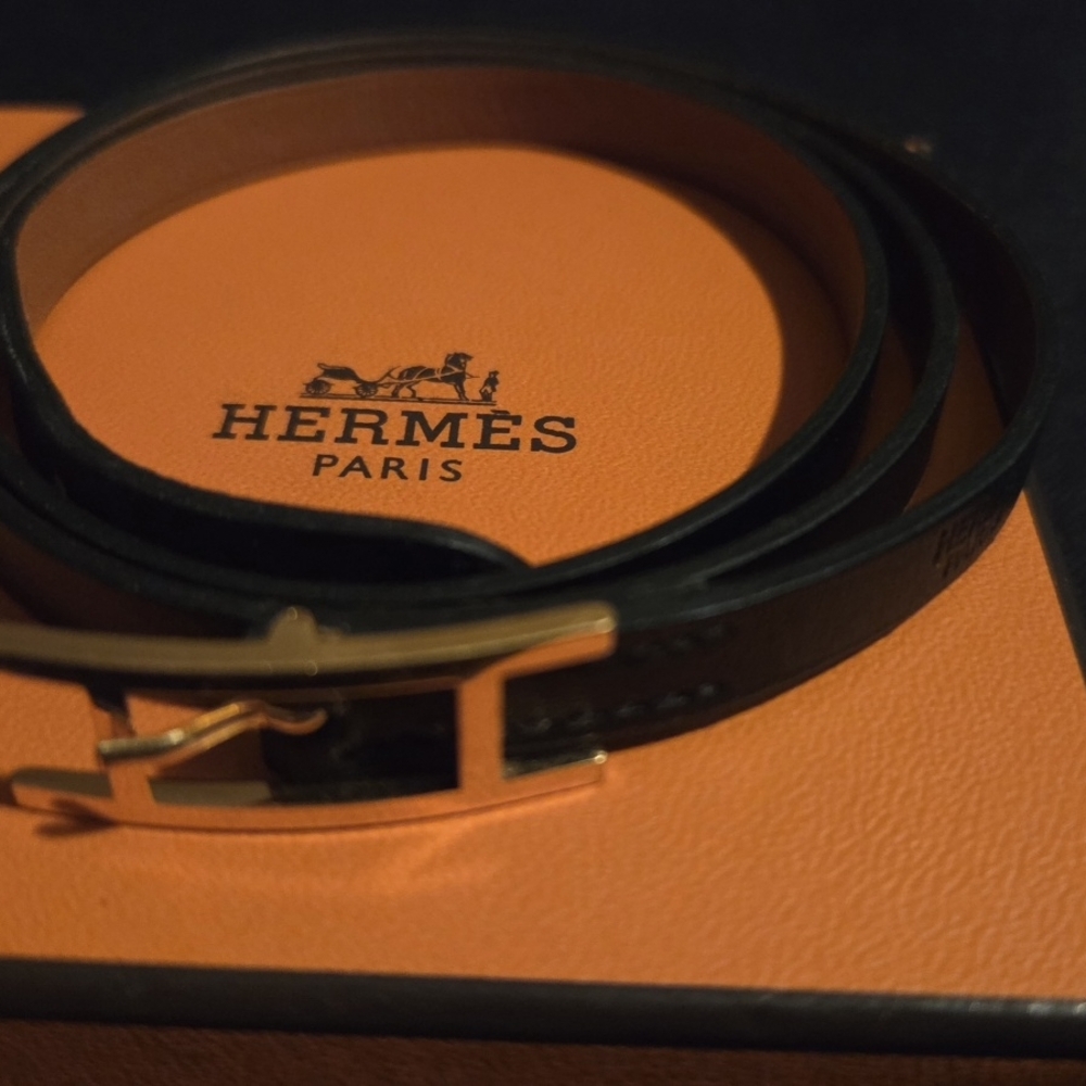 Authentic Hermes Double Tour Bracelet